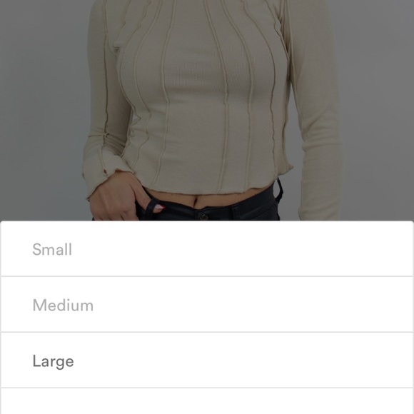 Grey Bandit top - Picture 2 of 2